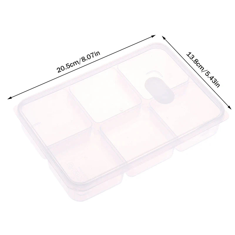 Plastic Freezer Food Storage Box – Airtight Fresh-Keep Lid Food Storage Container Qme