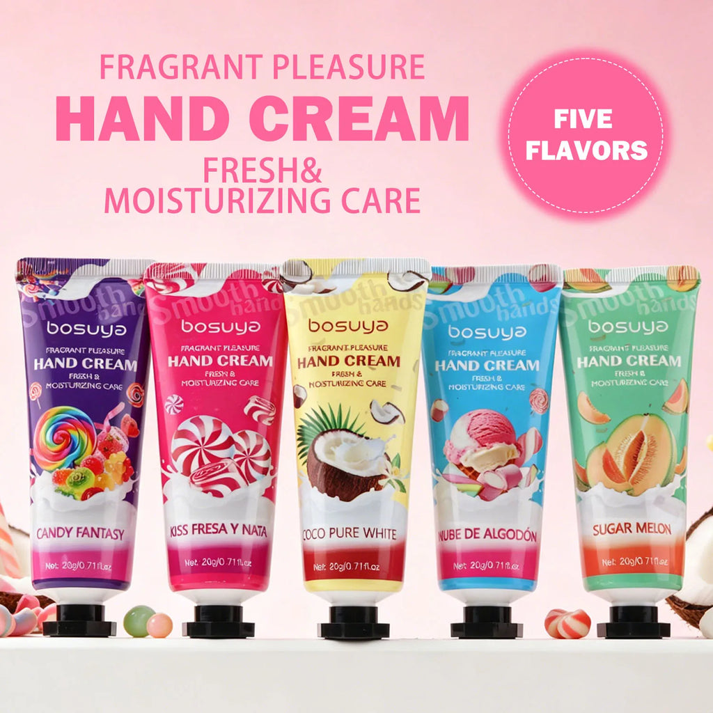 5-Piece Tender Smooth Hand Cream Set – Moisturizing & Hydrating Hand Cream Set Qme