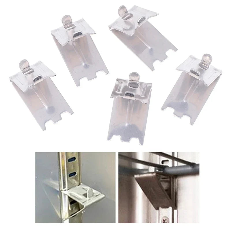 304 Stainless Steel Freezer Shelf Clips – Fridge Bracket Freezer Shelf Clips Qme