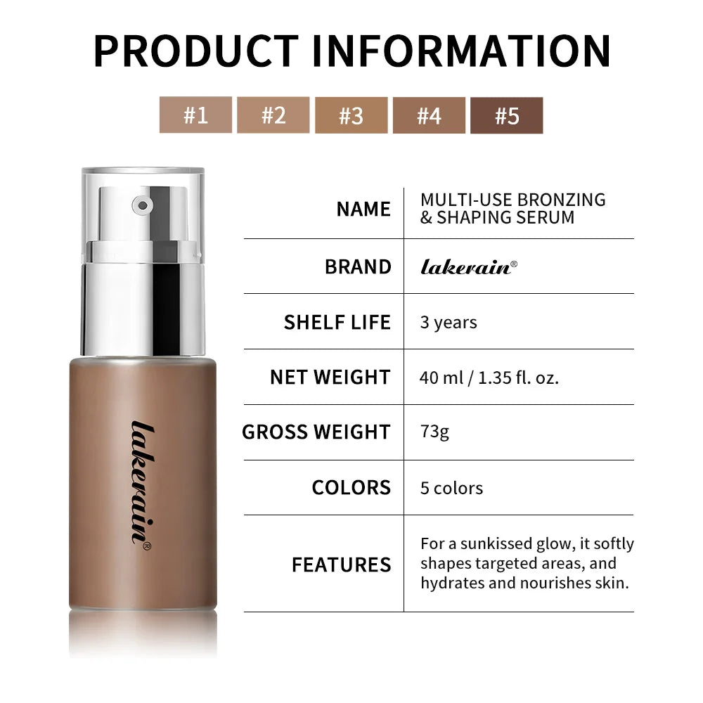 Multicolor Contouring Concealer Liquid Essence with Brush Liquid Concealer Qst