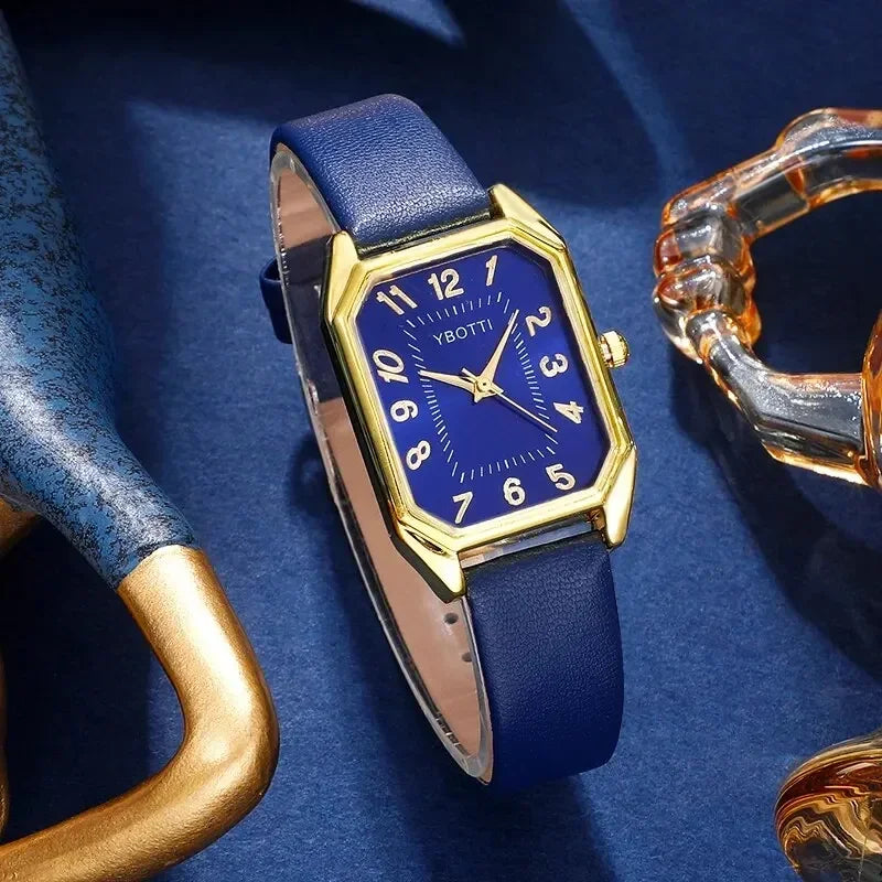 Luxury Square Women's Quartz Wristwatch | 3 Colors Ladies Quartz Watch Qme