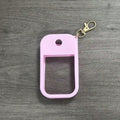 Soft Silicone Case for Touchland Power Mist 1 FL OZ + Keychain Silicone Bottle Case Qme pink