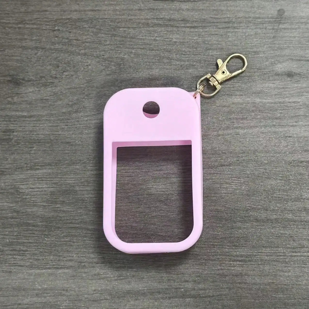 Soft Silicone Case for Touchland Power Mist 1 FL OZ + Keychain Silicone Bottle Case Qme pink