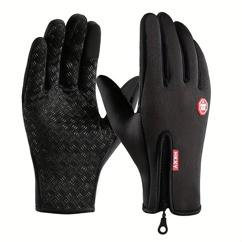 Winter Waterproof Touch Screen Gloves for Men & Women | Qme Winter Gloves Qme 2 pairs M