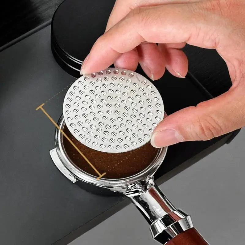 Reusable Coffee Puck Screen – 316 Stainless Steel Double Layer Espresso Puck Screen Qme