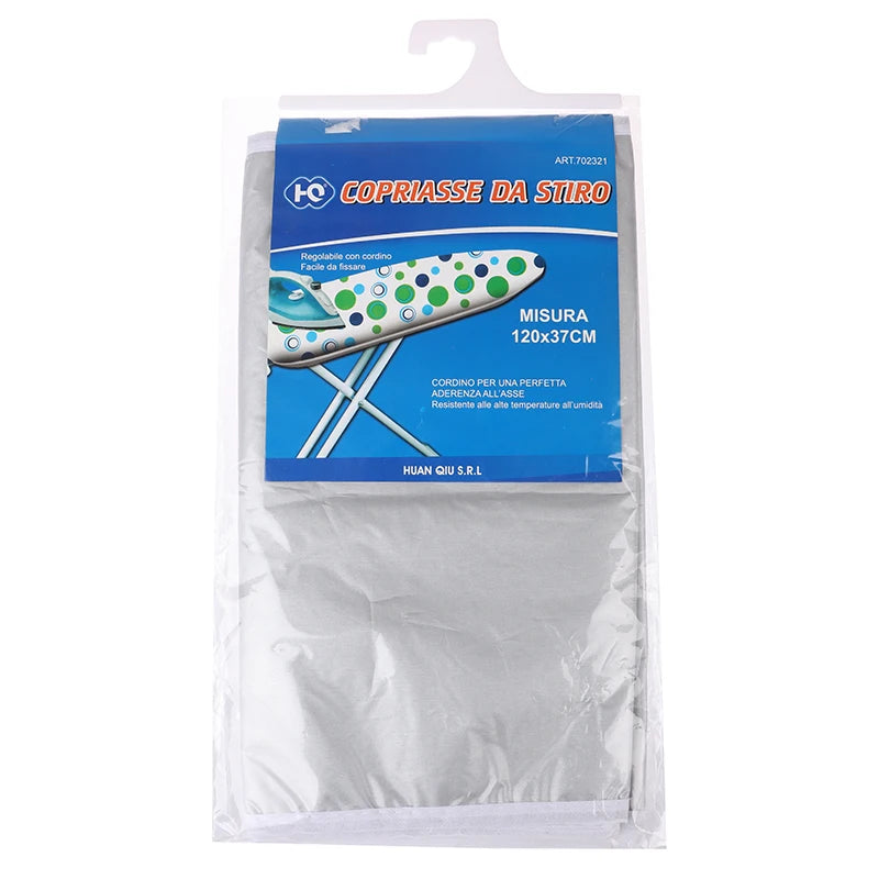 Silver-Coated Padded Ironing Board Cover | Heat Resistant Ironing Board Cover Qst