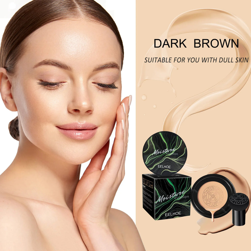 EELHOE Mushroom Head Air Cushion BB Cream – Brightening Foundation Air Cushion Foundation Qst