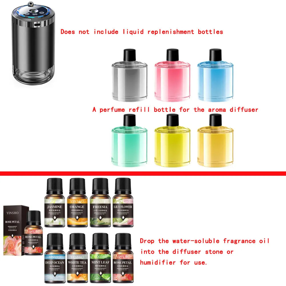 Electric Car Vent Aroma Diffuser – Essential Oil Mist Car Vent Diffuser Qme