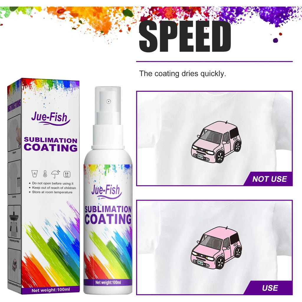 Sublimation Coating Spray – T-Shirts, Mugs, Caps & Canvas Sublimation Coating Spray Qme