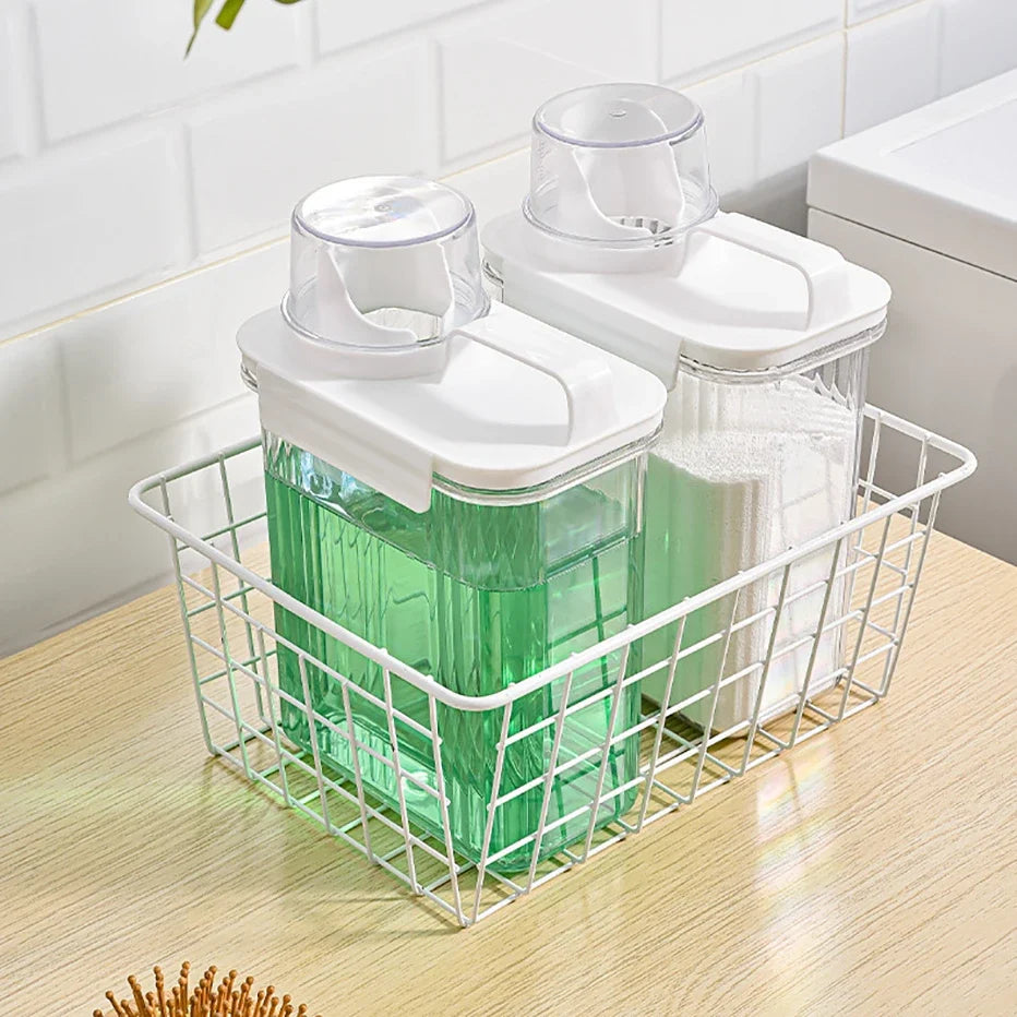 Airtight Laundry Detergent & Softener Dispenser | 3 Sizes Laundry Dispenser Qme