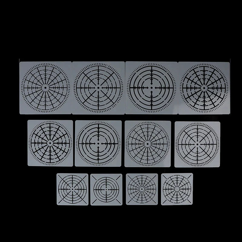 Reusable Mandala Dotting Painting Stencils Templates – 12pcs Craft Stencil Set Qme
