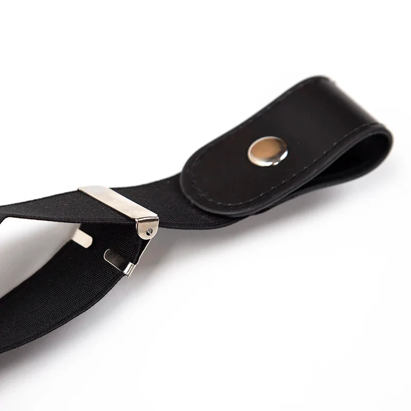 Women's Elastic Invisible Belt – Buckle-Free Stretch Waistband Elastic Invisible Belt Qme
