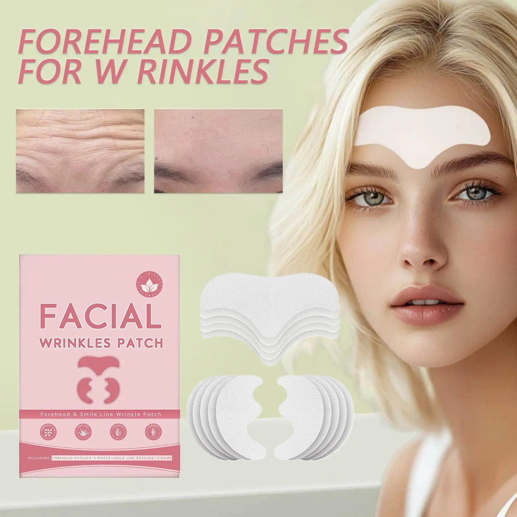 Forehead & Smile Line Firming Patches – Face Lifting Stickers Face Firming Patches Qme