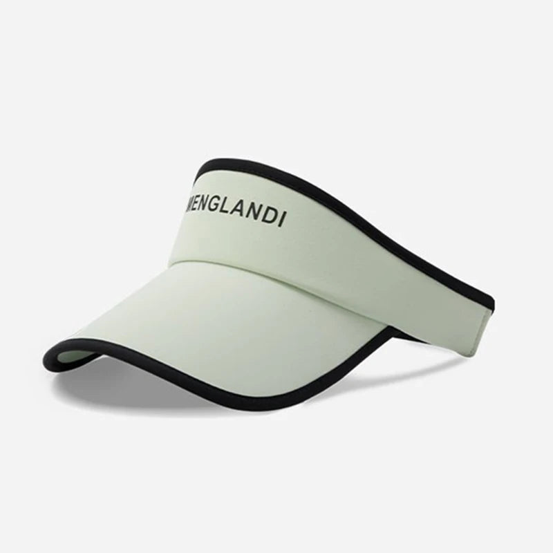 Women's Long Brim Visor Cap – UV Sun Protection Hat Sun Visor Hat Qst Light green