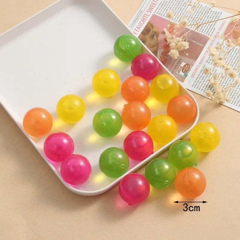 Reusable Plastic Ice Cubes – No-Dilution Drink Chillers Reusable Ice Cubes Qme Colored balls 12pcs