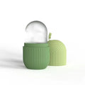 Silicone Face Ice Cube Mold Roller – Skincare Beauty Tool Facial Ice Roller Qme Green