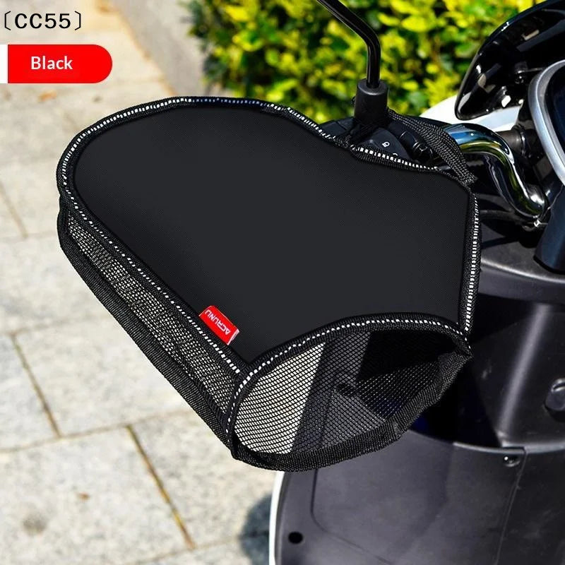 Summer Motorcycle Handlebar Muffs – UV Protection Riding Gloves Handlebar Cover Gloves Qst