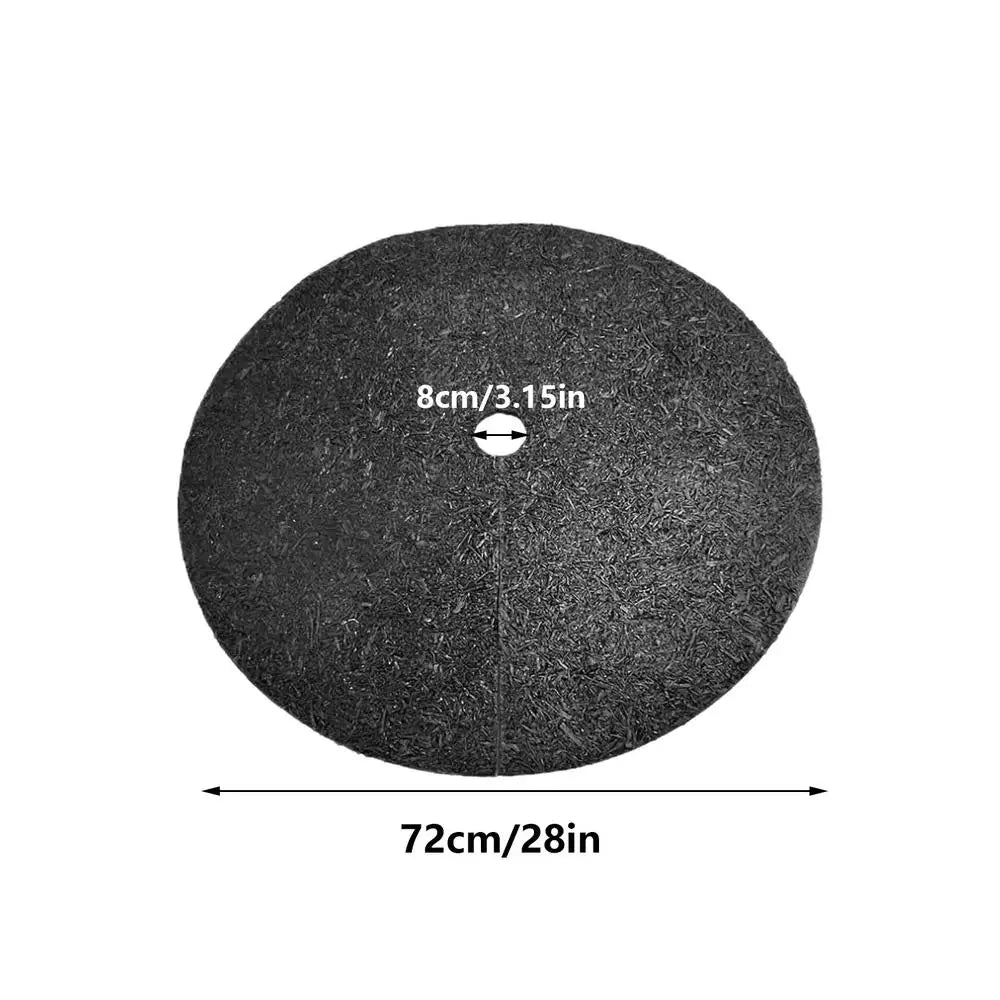 Tree Mulch Ring Non-Woven Reusable Plant Protector Mat Plant Protector Mat Qme 28 in