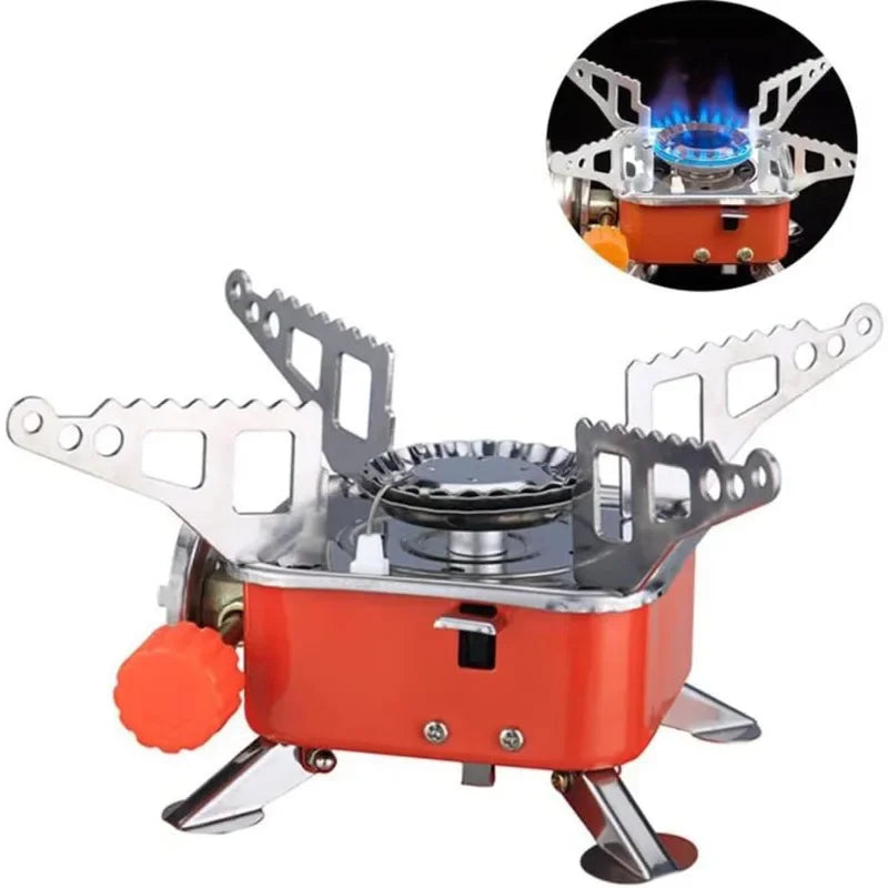 Portable Mini Folding Gas Stove for Camping & Hiking Folding Camp Stove Qme