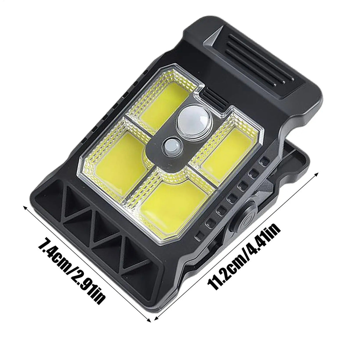 Clip-On Solar Motion Sensor LED Light for Fence & Garden Solar Motion Light Qme