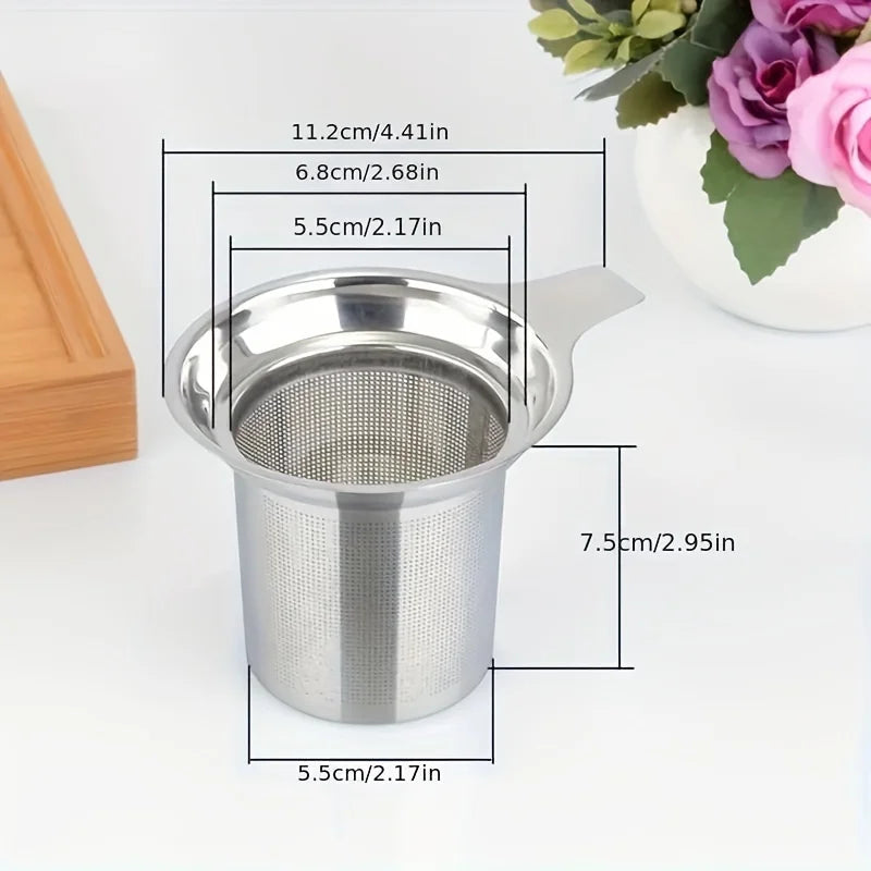 Stainless Steel Single Mesh Tea Filter Infuser Strainer Tea Infuser Strainer Qme