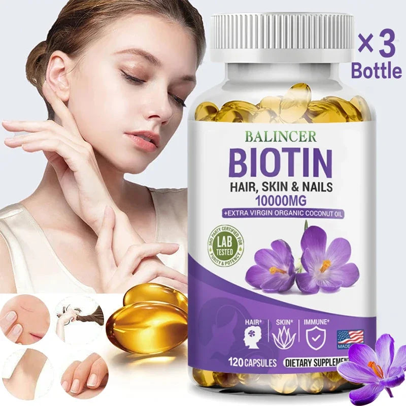 Balancer Biotin Supplement – Hair, Skin, Nails & Immune Support Biotin Supplement Qst
