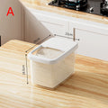 15/20 KG Airtight Rice Storage Bucket – Transparent with Lid Food Storage Container Qst A