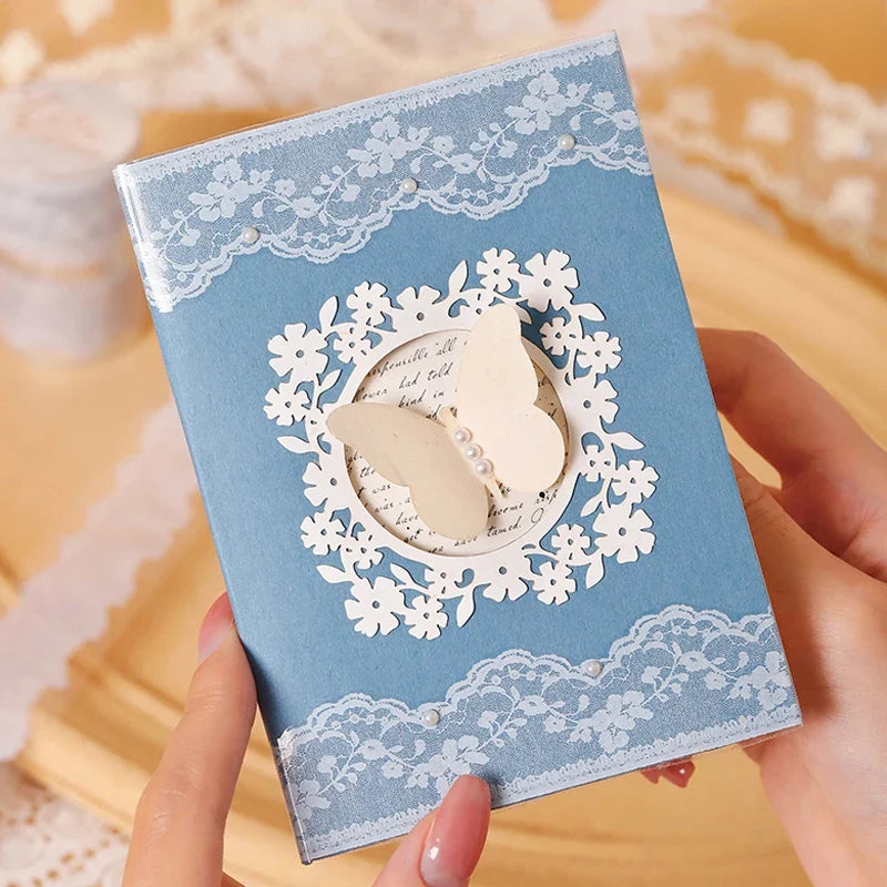 French Lace Border Washi Tape Set – 3 Rolls Elegant White Decorative Washi Tape Qme