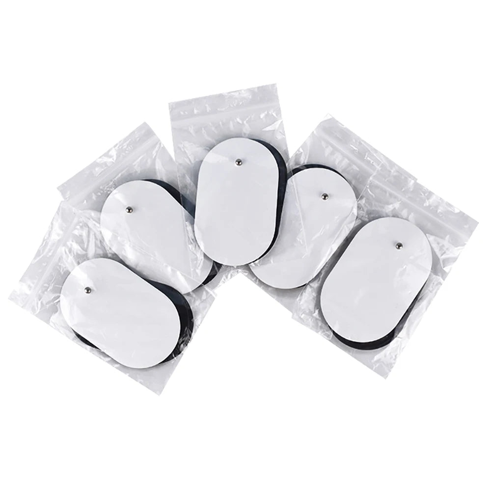 TENS EMS Electrode Pads – Reusable Self-Adhesive Gel Patches TENS EMS Electrode Pads Qst