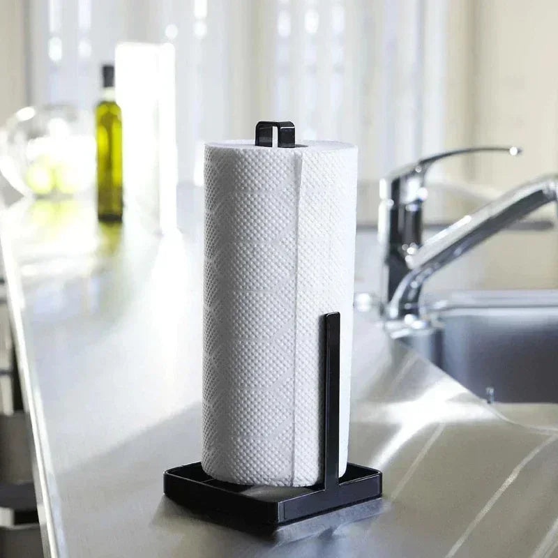 Metal Paper Towel Holder Stand – Kitchen & Bathroom Rack Paper Towel Holder Qme