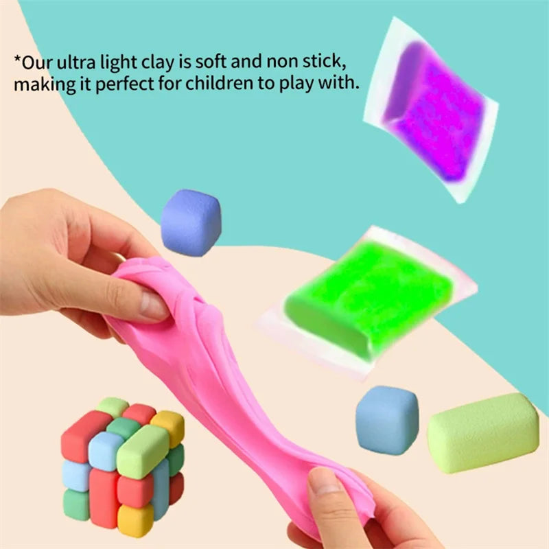 Air-Dry Clay Set with Carving Tools – 12, 24 & 36 Colors Clay & Sculpting Kit Qme