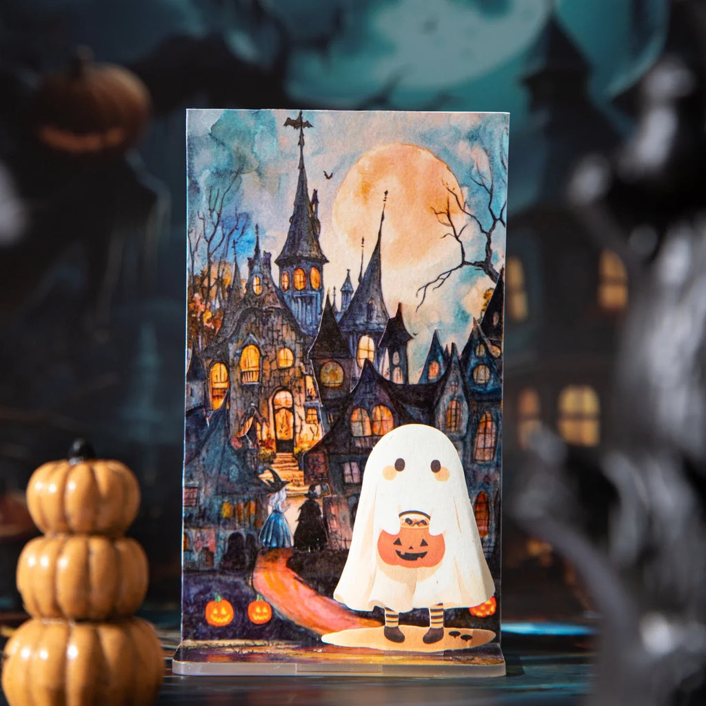 Halloween Gothic Washi Tape – DIY Scrapbooking & Collage Decorative Washi Tape Qme