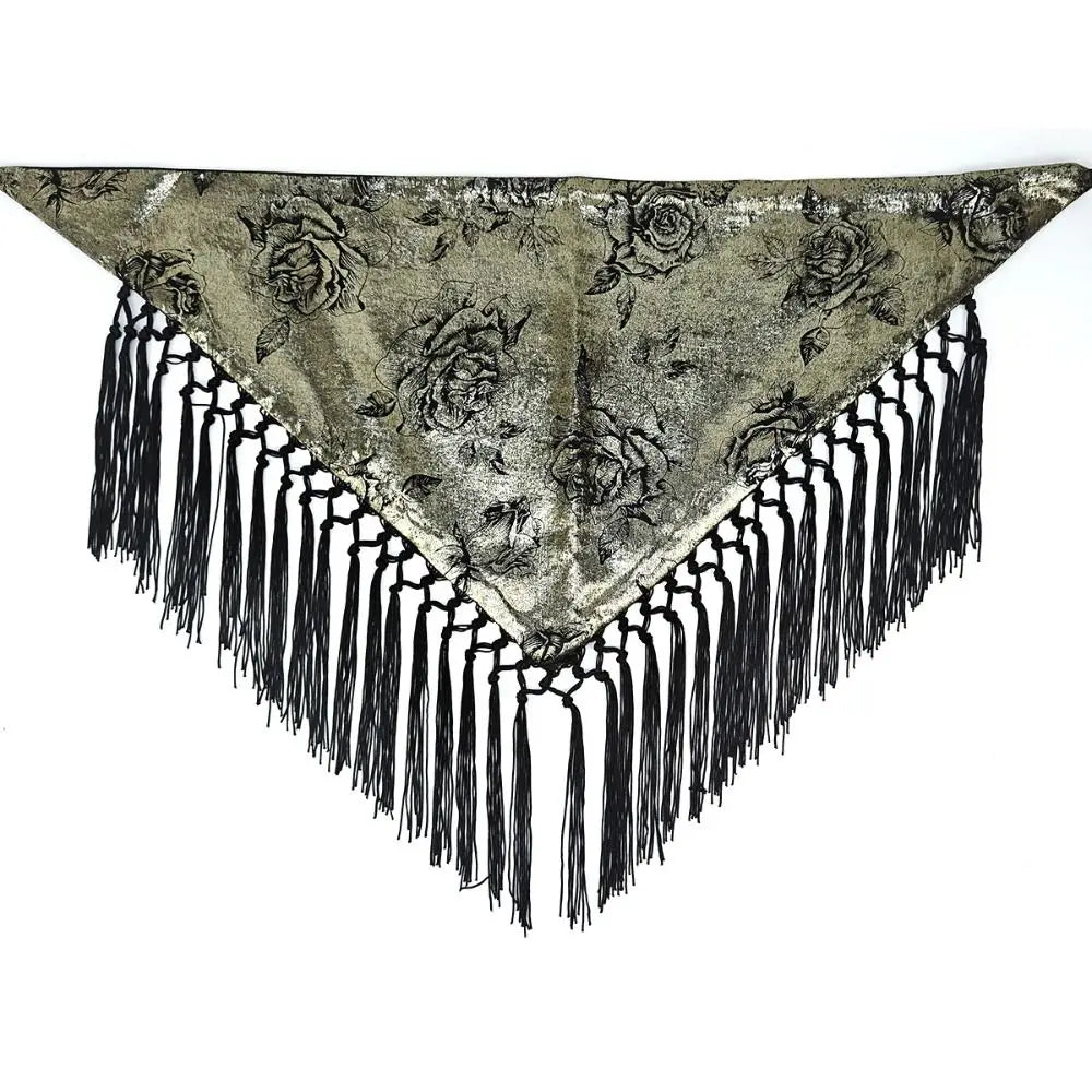 Triangular Tassel Waist Belt Butt Curtain | Boho Ethnic Style Waist Belt Accessory Qme
