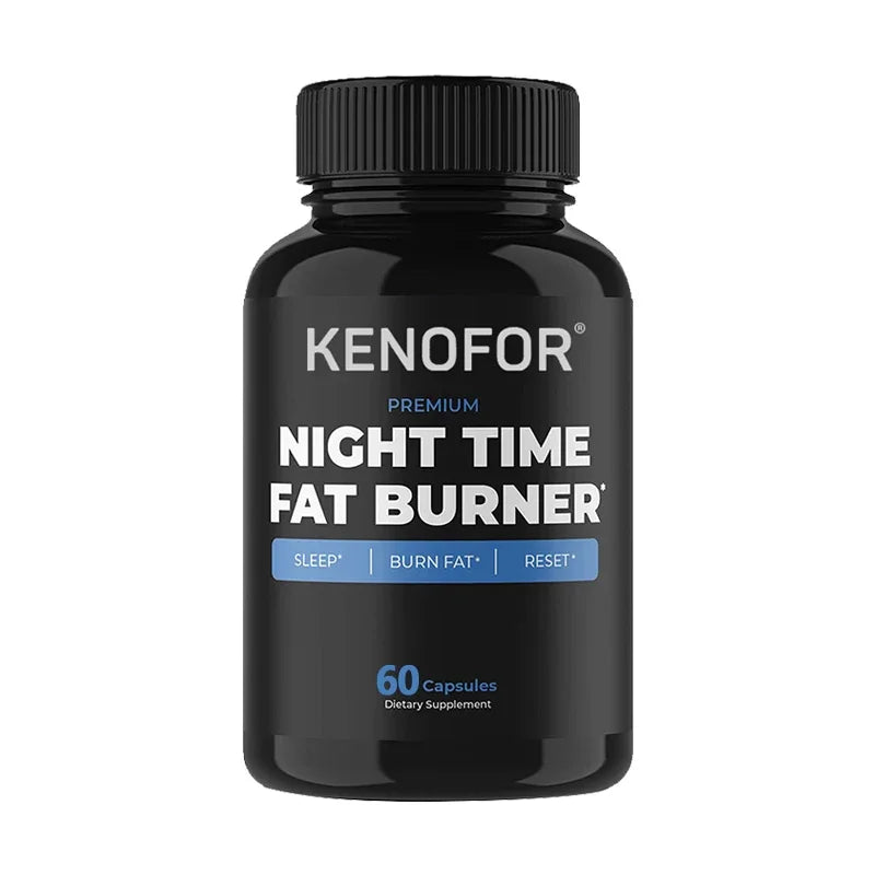 Kenofor Nighttime Metabolism Booster Capsules | Sleep Support Weight Support Supplement Qst 60 count-1 bottle