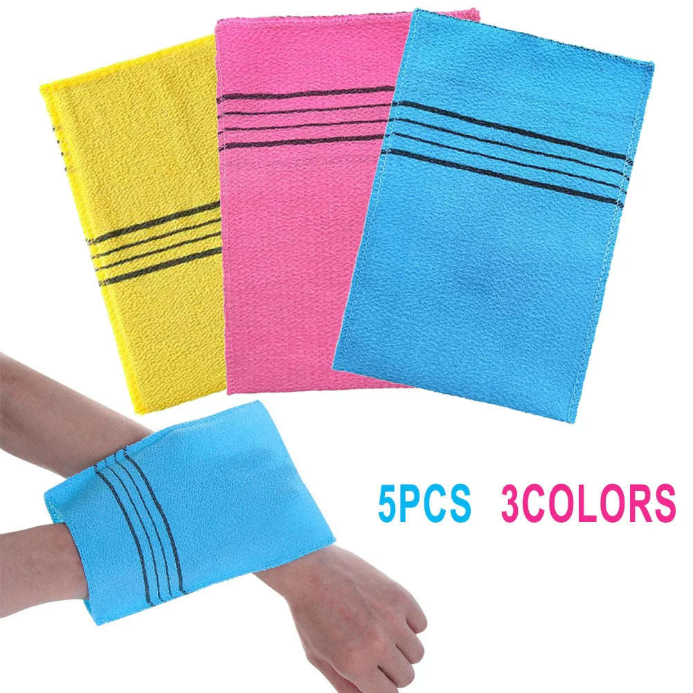 Exfoliating Body Scrub Glove – Korean Bath Washcloth Mitt Exfoliating Scrub Glove Qme