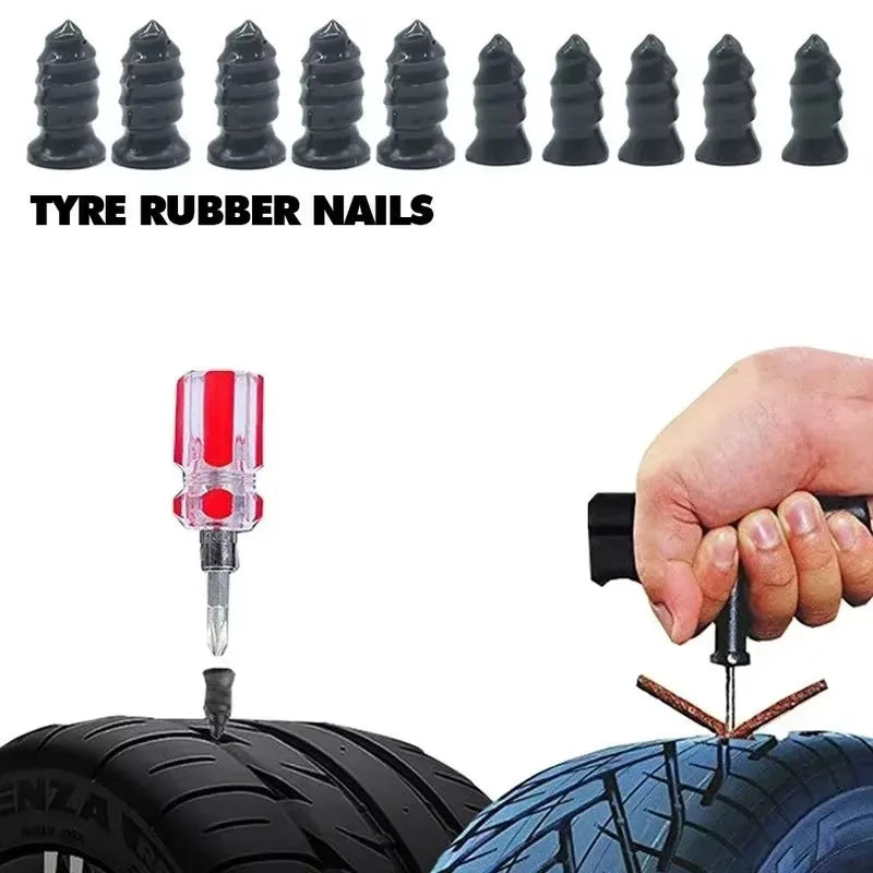 Rubber Nail Tire Repair Plugs – Car Motorcycle Bicycle Tire Repair Plugs Qme