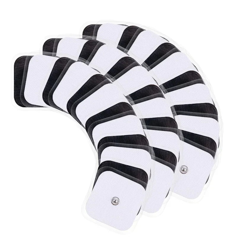 50/100 TENS EMS Electrode Pads – Reusable Gel Patches for Massager Electrode Gel Pads Qst