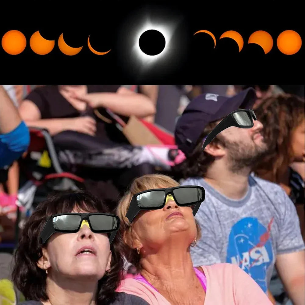 ISO Certified Solar Eclipse Glasses – Safe Direct Sun Viewing Solar Eclipse Glasses Qme