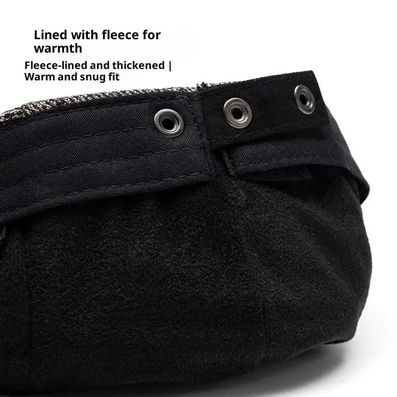 Warm Newsboy Cap – Retro Flat Peak Soft Beret Hat Unisex Newsboy Cap Qst