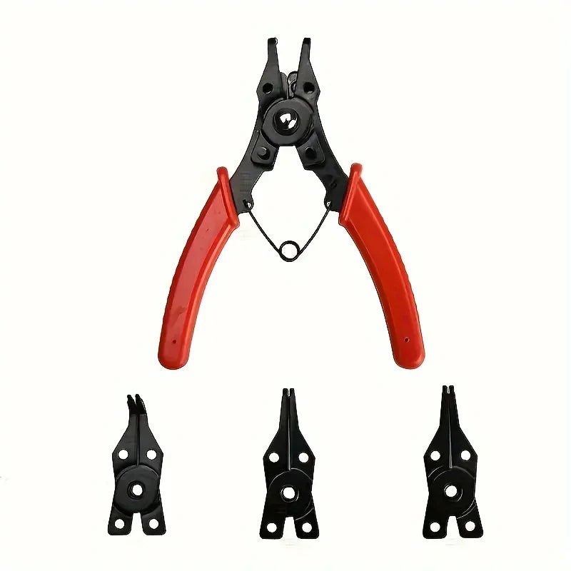 4-in-1 Multifunctional Pliers with 4 Interchangeable Heads Multifunctional Pliers Qme