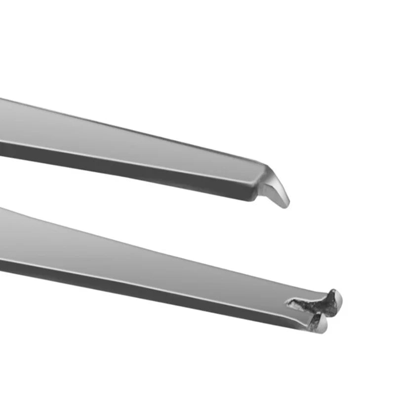 Professional Straight Stainless Steel Tweezers & Thumb Forceps Precision Tweezers Qme