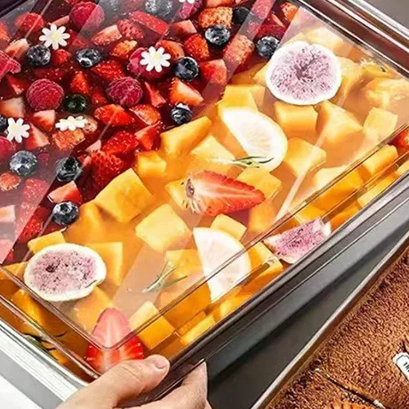 Stainless Steel Tiramisu Mold Cake Tray with Lid | 2 Sizes Cake Baking Mold Qme