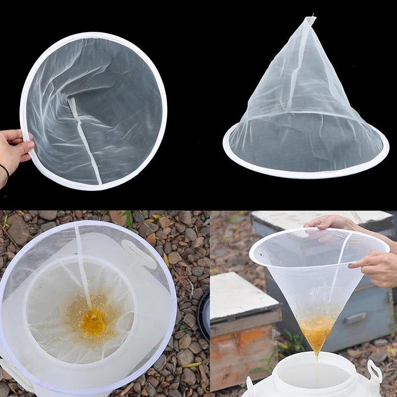 Ultra-Fine Honey Strainer Net & Filter Cloth | Beekeeping Tool Honey Strainer Net Qme one size