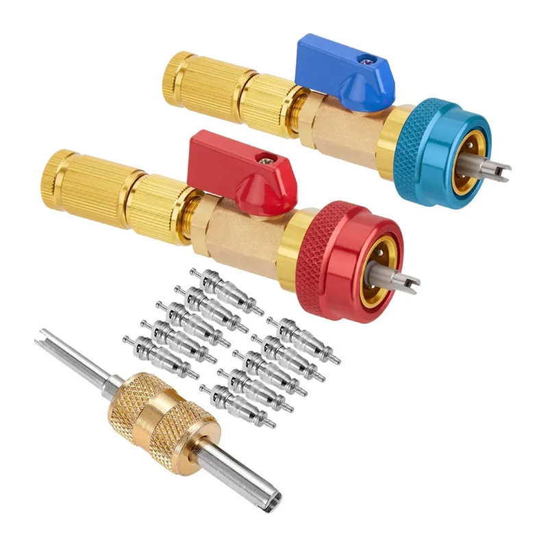 R134A Valve Core Remover & Installer Low Pressure AC Tool Refrigerant Service Tool Qme