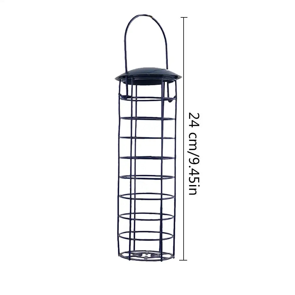 Hanging Wild Bird Suet Ball Feeder Rack | Outdoor Garden Wild Bird Feeder Qme