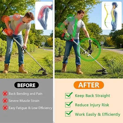 Ergonomic Non-Slip Shovel Handle Extension | Easy Install Shovel Handle Extension Qme