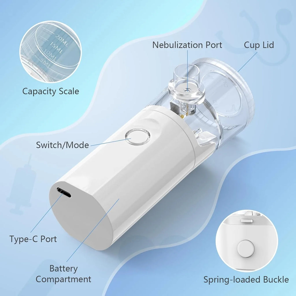 Pet Nebulizer – Dual Mode, Quiet Veterinary Mist Device Pet Nebulizer Qst