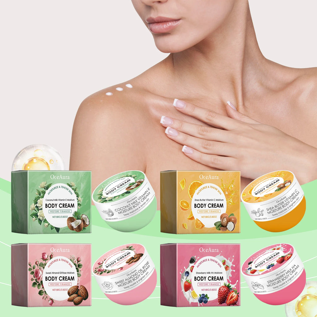 OCEAURA Vitamin C Body Cream – Long-Lasting Moisturizer Body Moisturizer Cream Qst