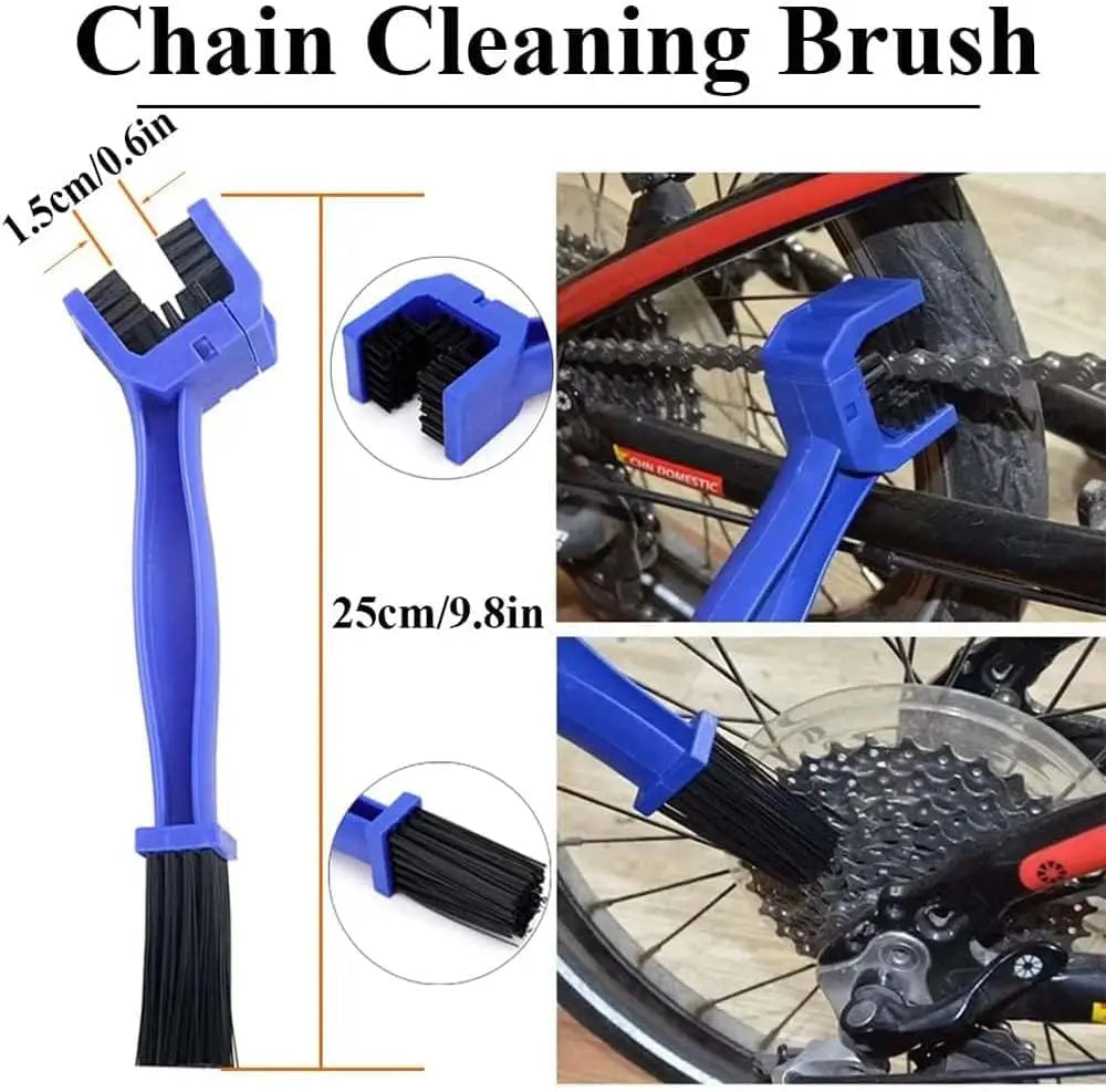Portable Bike Chain Cleaner Scrubber Brush Tool Kit | Qme Bike Chain Cleaner Qme