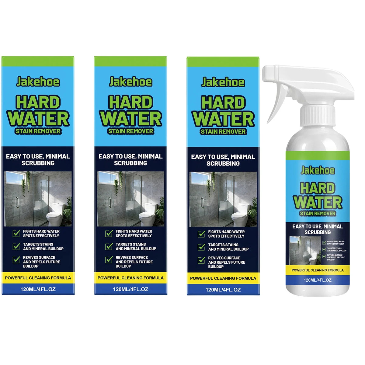 Limescale & Water Spot Remover Spray 120ml | Qme Household Cleaning Spray Qme 3 x 120ML Boxed